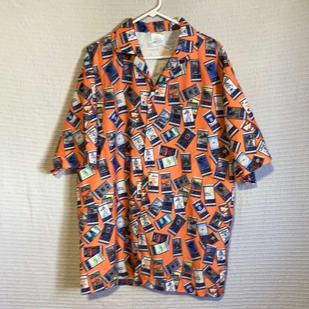 NWOT Vintage Tigers World Series Button Up Short Sleeve Shirt
